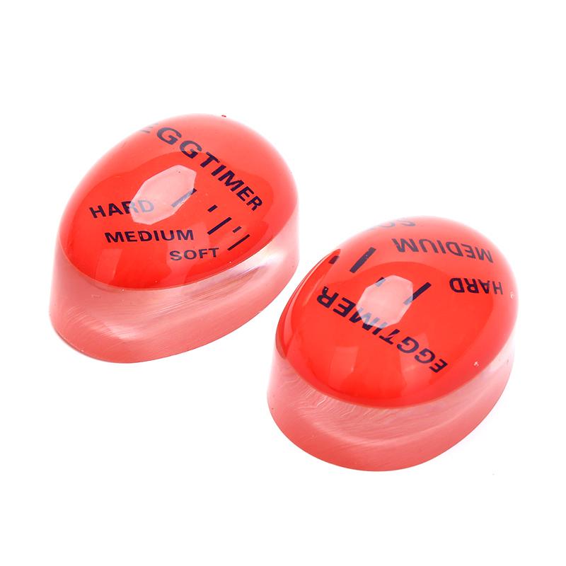 Färgskiftande Äggklocka Perfekt Kokta Ägg Efter Temperatur Köksassistent