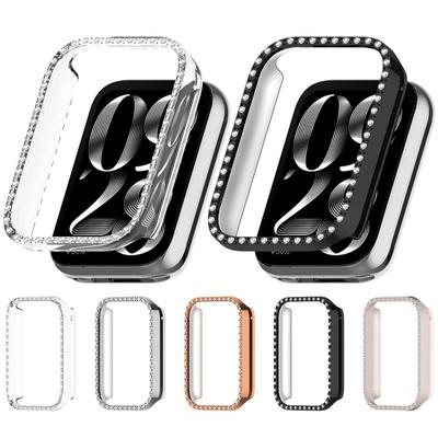 For Xiaomi Mi Band 9Pro PC Shell Fashion Diamond-Encrusted Protective Case Xiaomi Band 9pro Protective Bumper Cover Casing