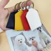 Keyring Pet Hair Keychain Puppy Dogs Paw Pendant Cute Pet Hair Storage Bag  Unisex