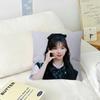 Korean idols KKKARINA  Pillow Covers Cartoon Sofa Decorative Home Doublesided Printing Short Plush Cute Cushion Cover