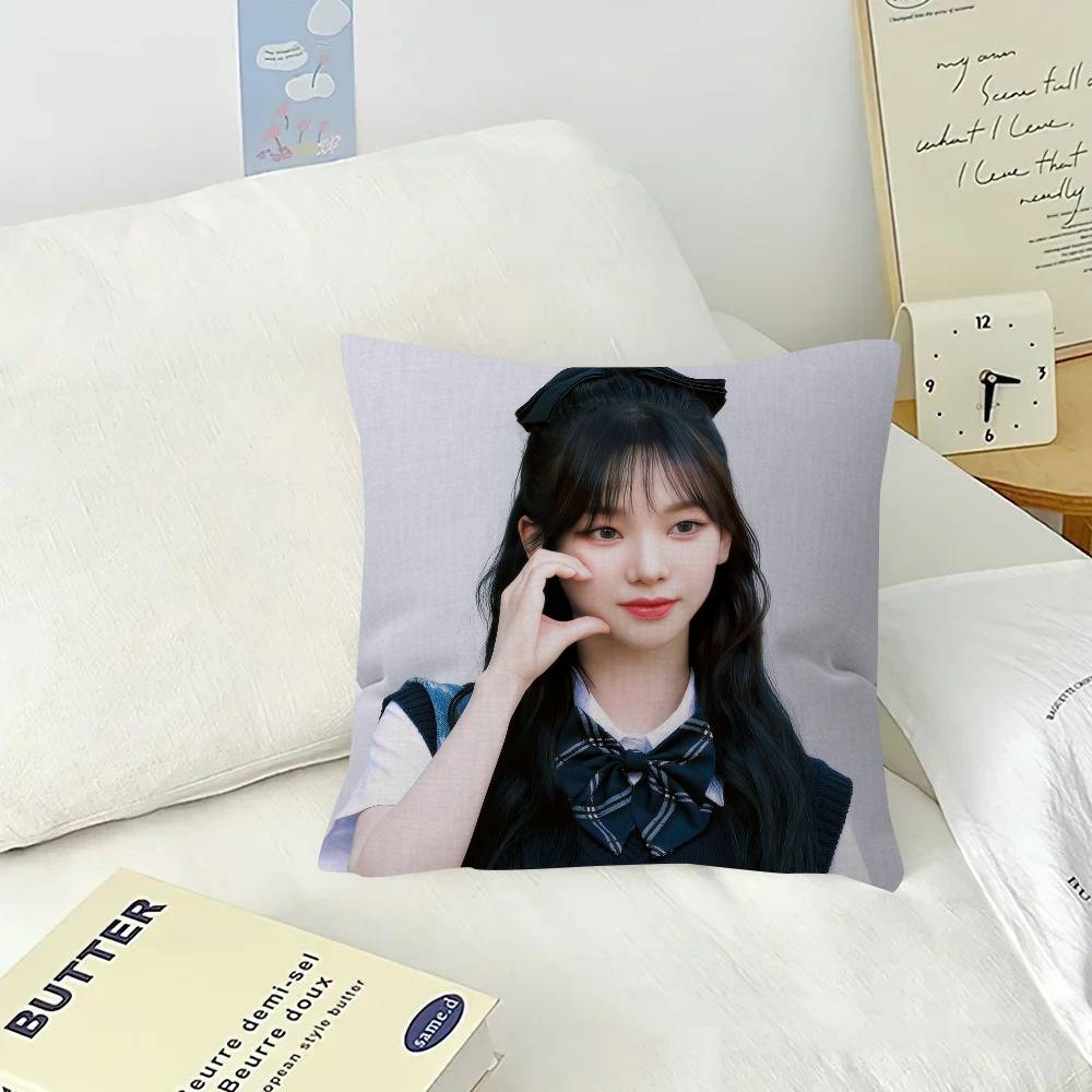 Korean idols KKKARINA Pillow Covers Cartoon Sofa Decorative Home Doublesided Printing Short Plush Cute Cushion Cover