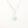 Aqua Chalcedony Gemstone 925 Sterling Silver Jewelry Handmade Pendant Gift Idea CP-25-14