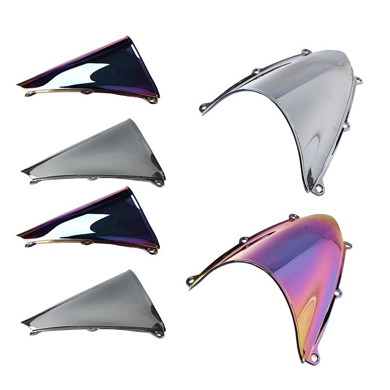 Windshield Double Bubble Motorbike Iridium Windscreen Racing Sport Bike Fairing Fit for Honda CBR600RR 2007-2012