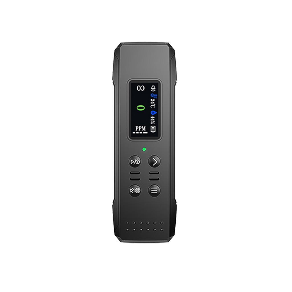 Carbon Monoxide Detectors PortableAirQuality Monitor with Lanyards Alarm CO Meter Temperature HumiditySensor