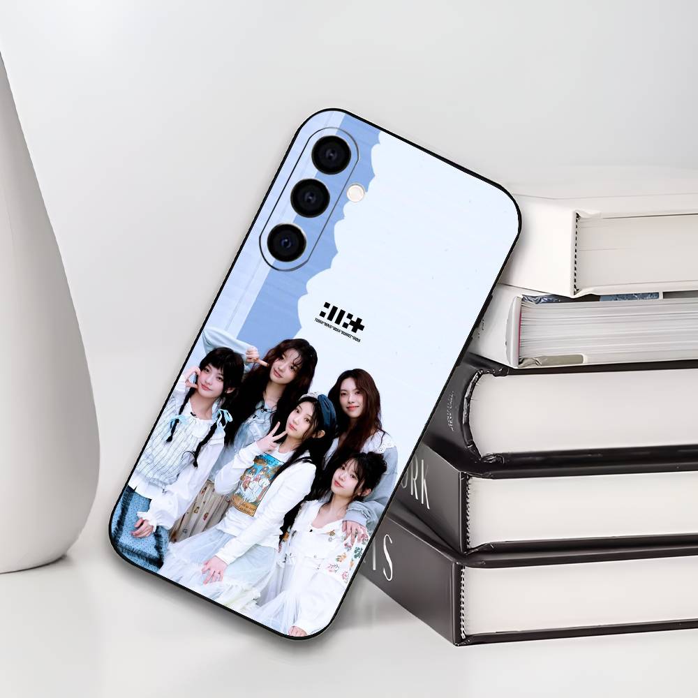 K-POP I-ILLIT Phone Case For Samsung Galaxy A73,A72,A71,A70,A53,A52,A51,Soft Silicone Black Cover
