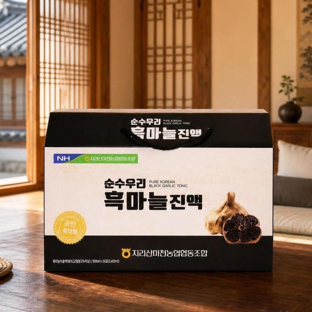 Biribon Korean Black Garlic Extract 30 packets (4 pcs) Effectiveness 4 boxes 70ml 30 pcs