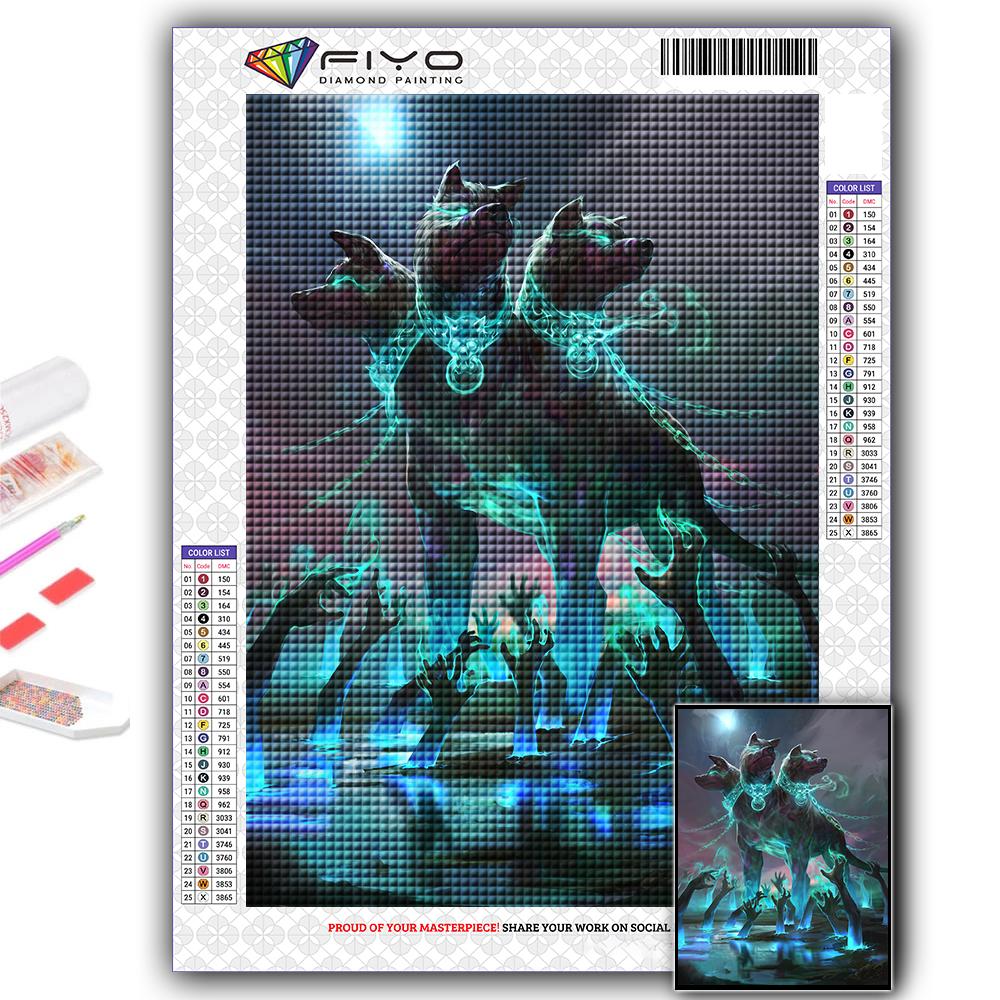 5D DIY Diamond Painting Ferocious Animal Cross Stitch Diamond Art Embroidery Mosaic Home Deco