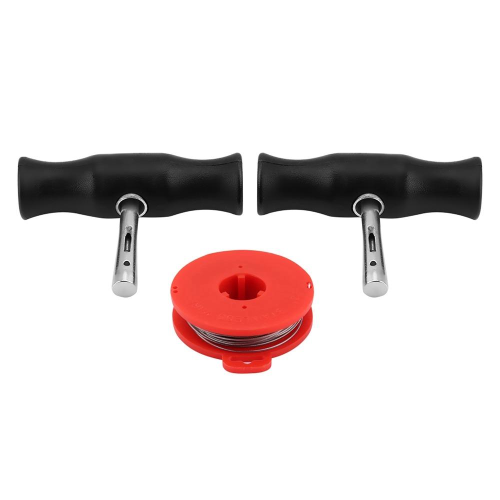With Handles Car Windshield Removal Tool Black Windscreen Window Glass Cutting Wire  Vehicle Repair