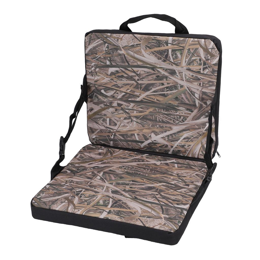 Folding Cushion 600D Oxford Cloth Pattern Portable Stadium Chair Cushion for Sports Events Travel Hiking Fishing