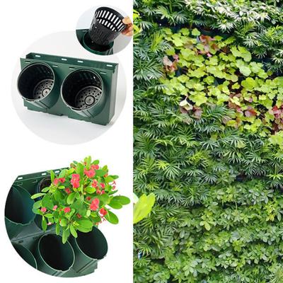 Blumentopf Undichtes Loch Design Automatischer Zyklus Tropf Kunststoff Wandbehang Pflanzer Vertikale Anlage Beutel Topf