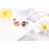 Bestselling Classic Jewelry Aaa Cubic Zirconia Emerald Wedding Jewelry Set Rose Gold Plated Accessories