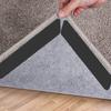 4/8/10/12/16Pcs Ladder Carpet Anti-slip Stickers Non-Slip Rug Tape Reusable Washable Grippers Washable Rug Tapes
