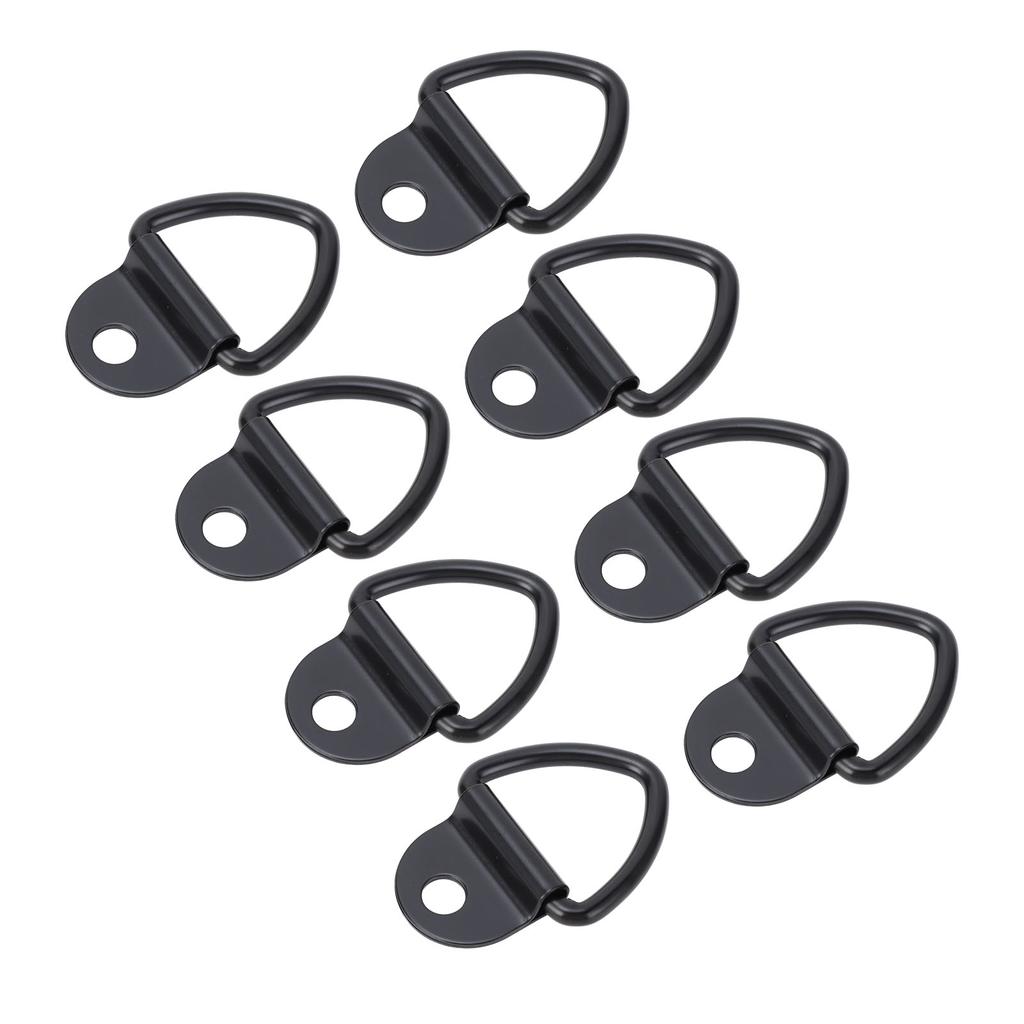 8pcs V Ring Tie Down Anchors Heavy Duty Steel V Ring Bolt On Trailer Anchor for Trailer Cargo Truck