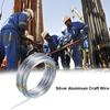 10M 1/1,5/2mm Stříbrný hliníkový craftovací drát Všestranný ohebný kovový craftovací drát Pro výrobu kostry panenek DIYs Šperky Řemesla