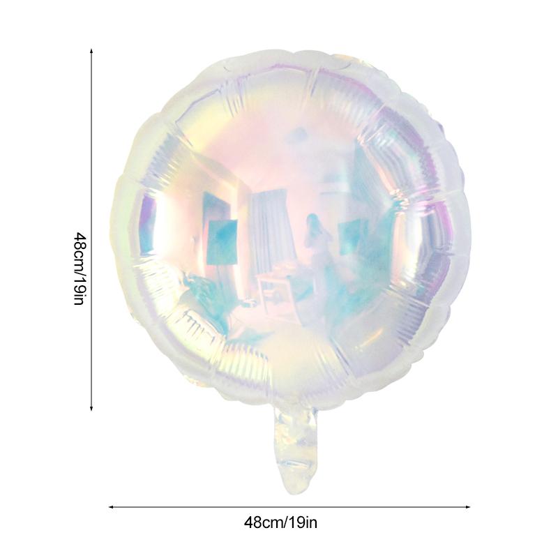 19-calowy laserowy przezroczysty balon foliowy gwiazda serce hel powietrze globos dla dzieci dorosłych urodziny ślub baby shower dekoracja na przyjęcie