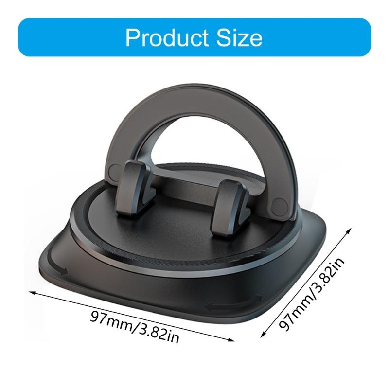 Strong ABS Dashboard Phone Holders with Not Slip Grip Quick Installation Car Dashboard Phone Mount for Smartphones