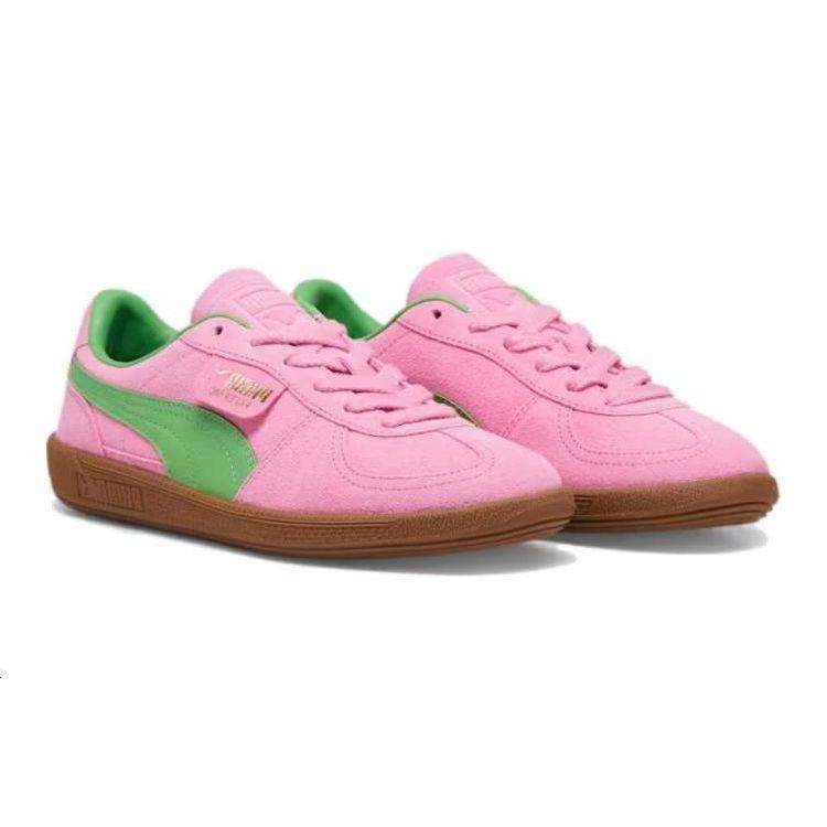 Puma Palermo Special Big Kid Pink Delight Green Kids Sneakers Gum 397760-01