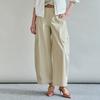 Flap Pocket Back Banding Wide Pants Zf05ql009na