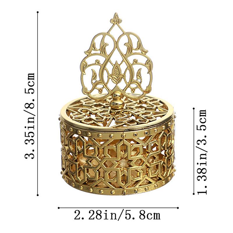 Souvenir Gift Case Gold Electroplating Small Box Home Table Decor Portable Wedding Trinket Box Candy Container Sugar Box