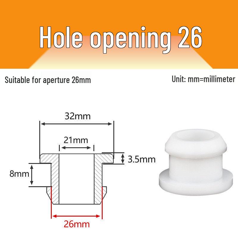Anello passante protettore per cavi in silicone