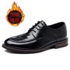 The first layer of cowhide men's high-end light luxury leather shoes solid wood solid foundation leather men's shoes casual single shoes
