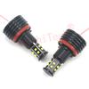 120W White H8 LED Angel Eyes Halo Ring Headlight Bulb Daytime Running Light DRL for BMW E60 E61 LCI F10 F11 Styling Lamps 2X