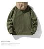 Men's Corduroy Baseball Jacket: Autumn/Winter Casual Loose Fit with Velvet, Thickened Lapel Outerwear