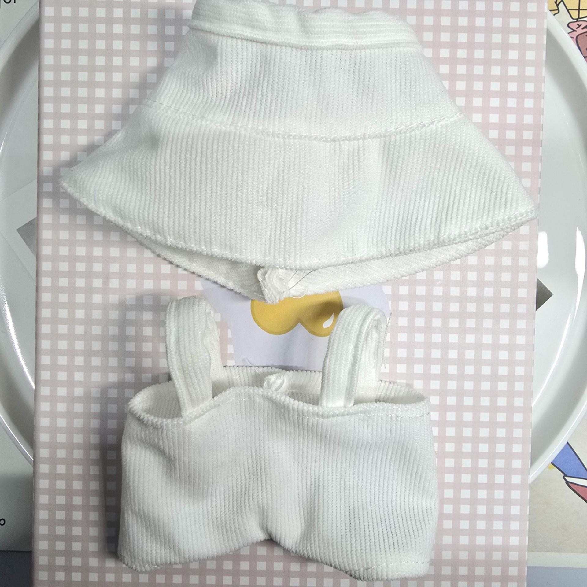 

Комплект брелоков «Комбинезон и шляпа Лабубу»: Подвески Лабубу 1-го и 2-го поколения Fits 17cm Labubu (Clothes Only)