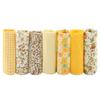 3 Types 7pcs 50*50cm Cotton Fabric DIY Assorted Squares PreCut Bedding Suite Quarters Bundle