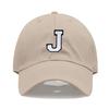 Initial Letter A-Z Embroidery Baseball Cap For Womne Men High Quality Soft Cotton Fashion Team Sport Visors Snapback Caps