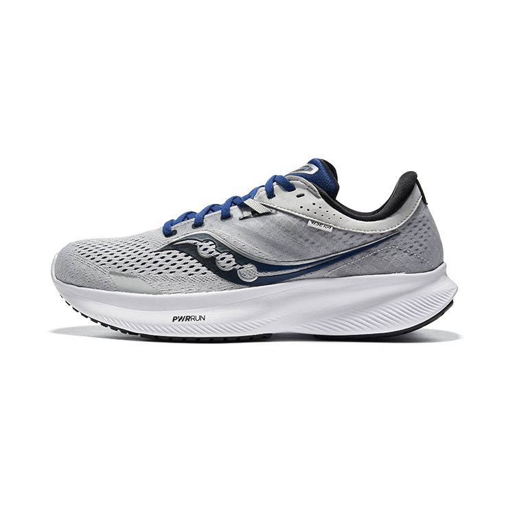 Saucony Ride 16 Comfortable Shock Absorption Non-Slip Durable Low-Top Running Shoes Men sneaker Gray Black S20830-20