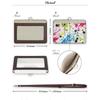 Grand Cinq Colorful Ink ID Card Holder with Neck Strap [Black] Name Tag Holder, Employee ID Card Holder, Neck Strap, Pass Case, Commuter Pass Case