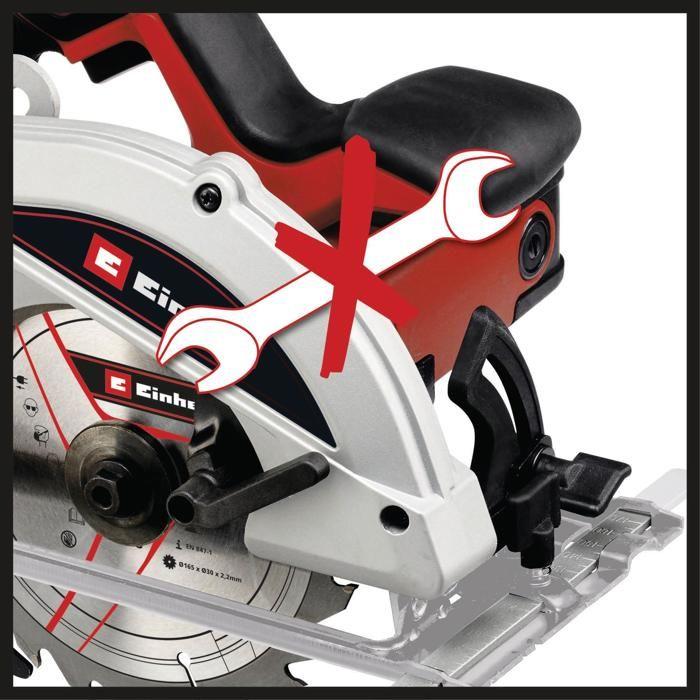 Einhell Scie circulaire 160 mm TC-CS 1250 (1250 W, 5500 tours/min)