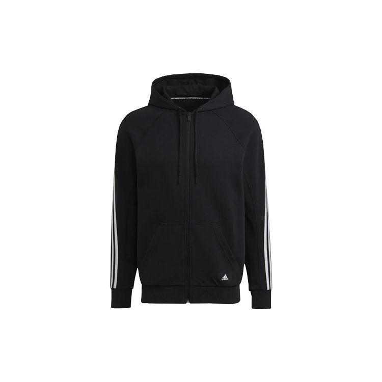 Adidas Jackets Men's Black Hooded Moderate Other GM6450