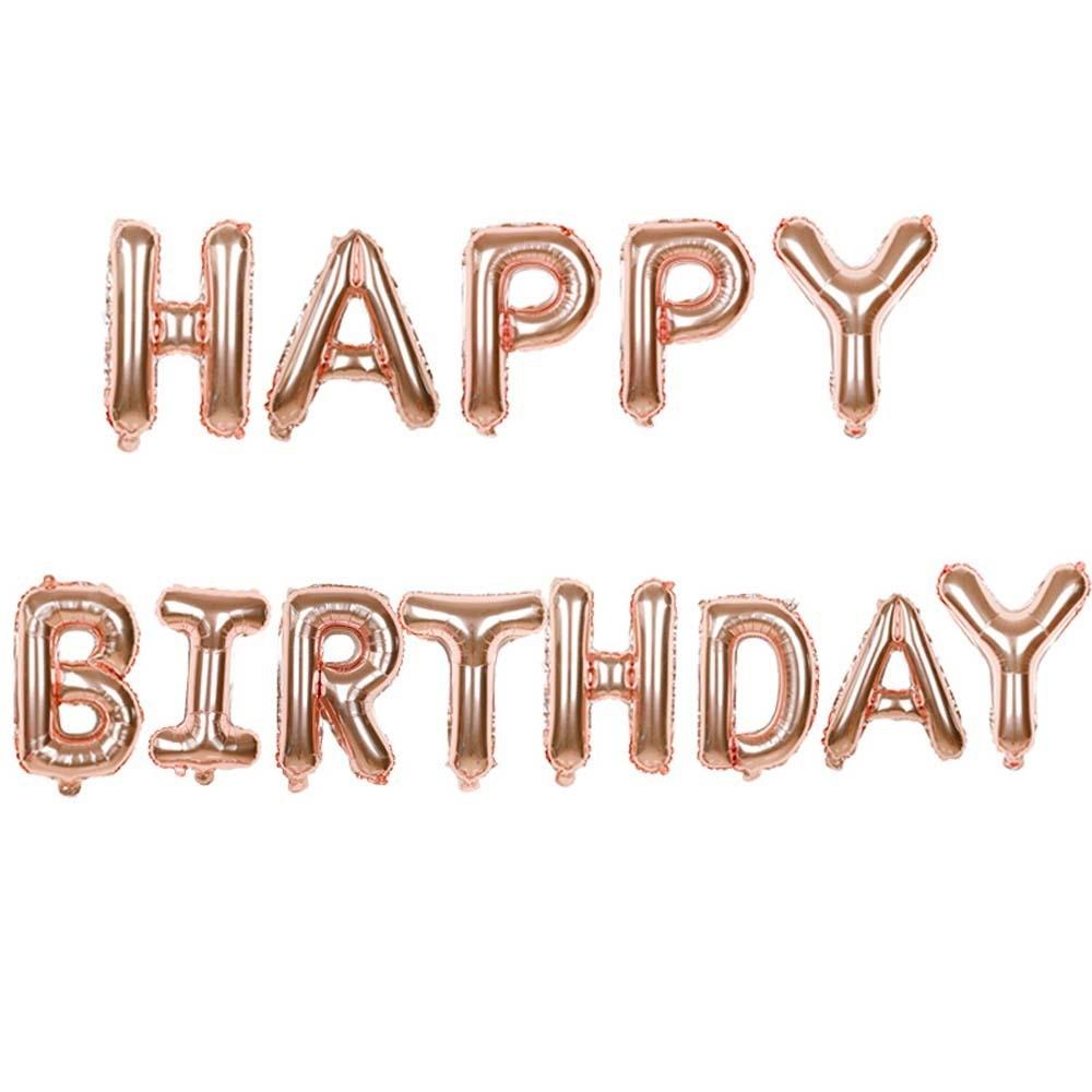 Premium Happy Birthday Aluminum Foil Balloons Ideal For Memorable Celebration Events