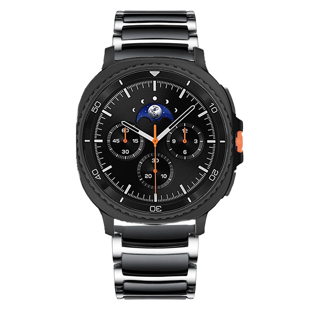 Ceramic+Metal Strap For Samsung Galaxy Watch Ultra 2026 47mm Replacement Watchband For Galaxy Watch 8 44mm 40mm 8 Classic 46mm
