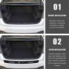 Carbon Fiber Car Trunk Bumper Protective Sticker Decal Styling For Cadillac XT5 XTS CTS BLS SLS DTS SRX Escalade Tiburon Deville