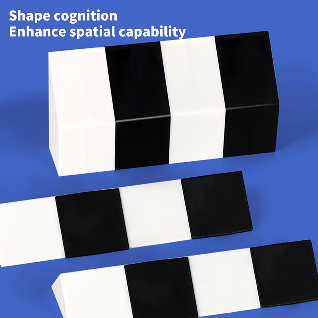 Creative Wooden Puzzle Block Set Toy For Kids Adult Challenge Sensory Learning Puzzle Game for Space Logical Thinking