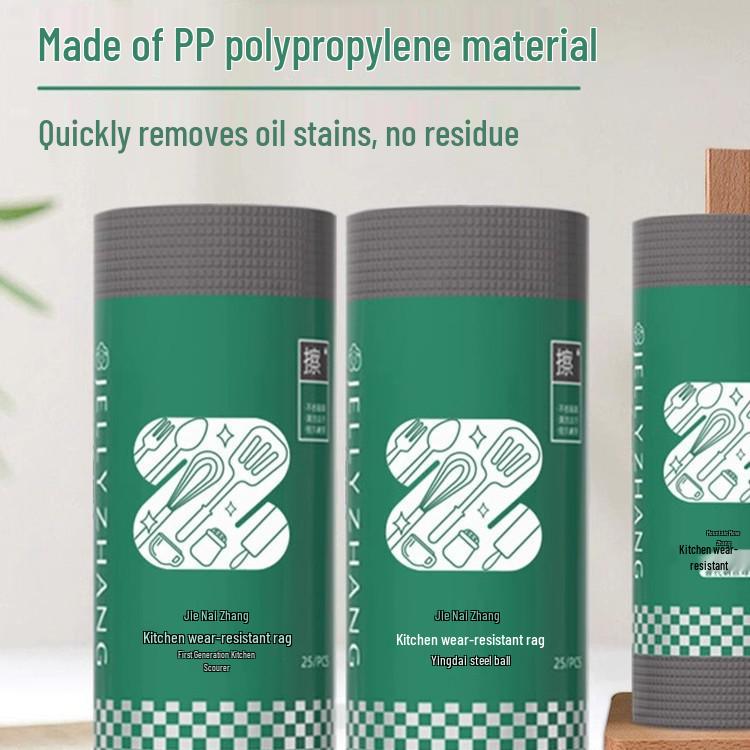 Wear-Resistant Dishcloths: Thick Absorbent, Non-Stick, Oil-Replacing Steel Wool Pads for Disposable Cleaning