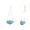 Hanging Bird Bath Birds Feeding Tray with Chain Garden Decor Sturdy Platform Tray for Parrot Garden Outside Yard Outdoors