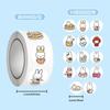 500Pcs Rabbit Sticker Seal Cartoon Rabbit Roll Decoration Sticker Cartoon Waterproof Stickers Toy