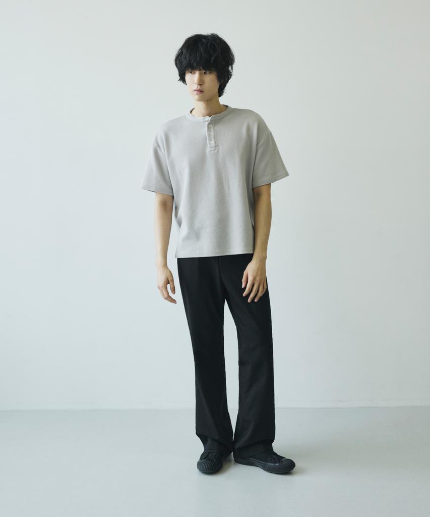 SIGNATURE Summer Bootcut Flare Fit Slacks [Black]