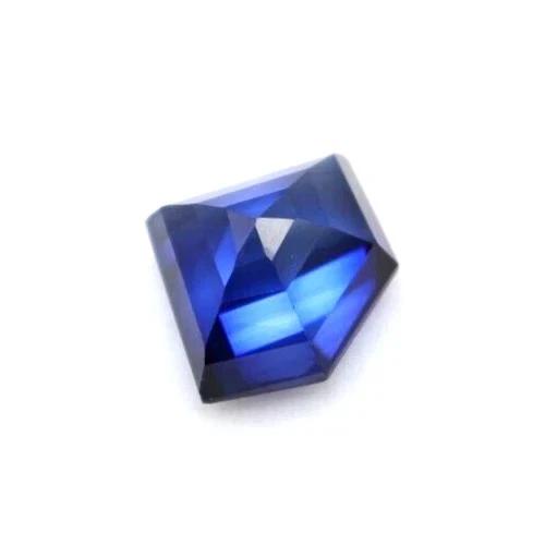 20 Ct Natural Ceylon Blue Sapphire Fancy Cut Certified Loose Faceted Gemstone