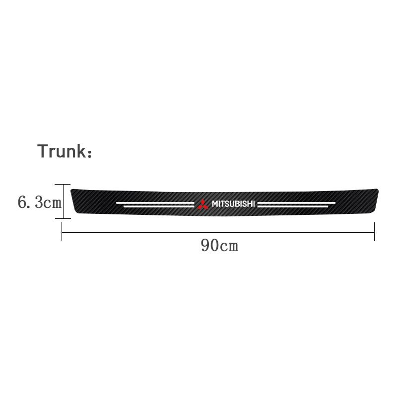 

Car Threshold Protection Strip Anti Stepping Sticker Foot Pedal Sticker For Mitsubishi Xforce ASX L200 Eclipse Cross Outlander