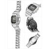 Casio G-Shock wristwatch Bluetooth full metal radio solar model GMW-B5000D-1JF men silver.