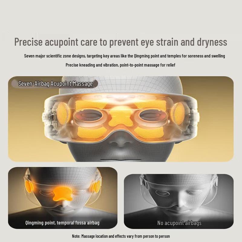 SKG E3-3 Foldable Eye Massager with Heat & Bluetooth Music CN plug (adapter included)