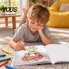 Creative Gifts for Children Cartoon Character Coloring Book Kids, Thick Paper Clear Line Birthday Painters Art Patterns Drawing Book, Fine Motor