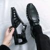 Fashion Breathable Walking Sandals New Loafers Mens Slip On Flats Men's Closed-Toe Sports Sandals Quick-Dry Outdoor Adventure Footwear