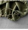 Plus Size Women's Casual Retro Cotton-Linen Short-Sleeve Hooded Top