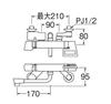 SANEI Thermostatic Shower Mixer Faucet SK181DCK-13